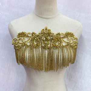 ลูกปัดเย็บมือ 15 สี ประดับพู่ห้อย แต่งขอบชุดแต่งงาน ผ้าลูกไม้ประดับ  วัสดุ PU หรูหราเบาๆ ฮวาหลิน - Product Image 5