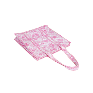 Bolso de Playa Acolchado de Algodón Bohemio Blanco con Cierre de Cremallera, Ecológico y Duradero, Estilo de Moda para Todas las Estaciones - Product Image 5