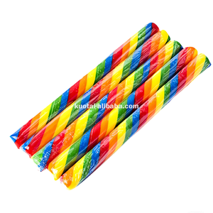 Decoraciones navideñas Sweet & Sour Candy Canes Sticks Mix Fruits Hard Candy Lollipop - Product Image 2