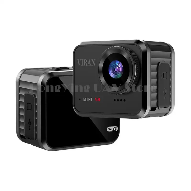 4K 60FPS HD Mini Cámara de Acción Wifi Control Remoto Pantalla LED Unidad Grabadora Impermeable Deporte DV Videocámara Inalámbrica Webcam