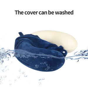 Oreiller de voyage portable en mousse à mémoire de forme, oreiller de voyage pour le cou, oreiller en forme de U pour avion - Product Image 3