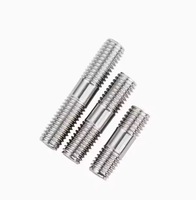 304 Stainless Steel Equal Thread Double End Studs M2-M12, Threaded Rods 20-500mm