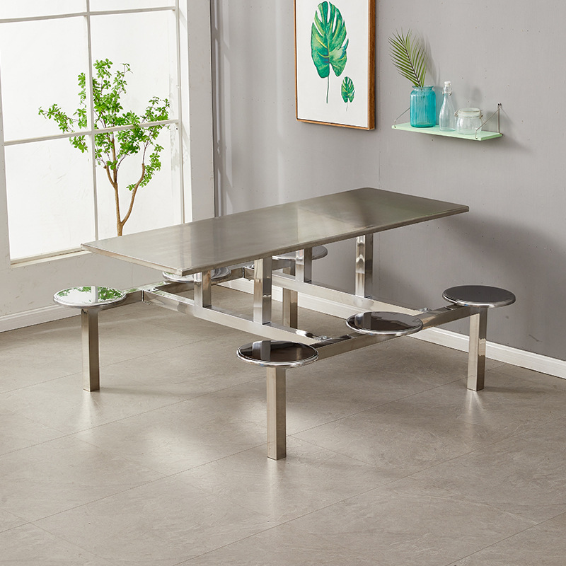 Seis plazas - Tablero de acero inoxidable