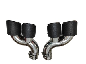 Difusor Trasero de Fibra de Carbono con 4 Salidas para <span class=keywords><strong>Jaguar</strong></span> F-PACE 2016-2020, Kit de Carrocería, Alerón Trasero, Piezas de Modificación Aerodinámica - Product Image 2
