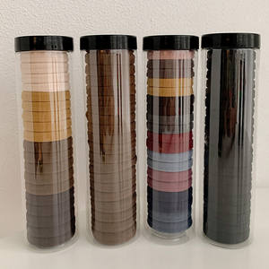 Fabriek Groothandel Koreaanse Elegante Elastische Haarbanden Kleurrijke Plastic Rubberen Hoofdbanden Zachte Hoogwaardige Accessoires Voor Nylon - Product Image 1