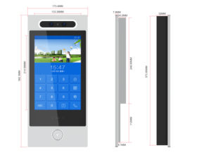 8-Inch Bedrade <span class=keywords><strong>Video</strong></span> Deur Telefoon <span class=keywords><strong>Intercom</strong></span> Systeem Waterdicht Voor Outdoor Appartement Gebruik Duurzaam Bij Lage Temperaturen Tot-50 ℃ - Product Image 3