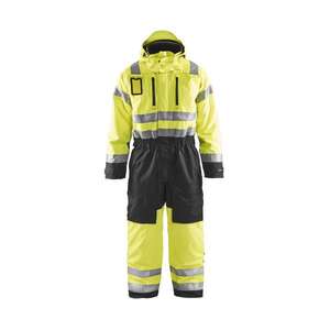 BLAKLADER - 676319773399D96 Hi-Vis winter <b>overall</b> Yellow/<b>Black</b> - EAN 7330509563076 HI-VIS WORKWEAR - Product Image 1