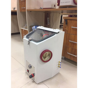 Dental <b>Sandblaster</b> <b>Machine</b> High Pressure Cleaning Deflashing Equipment For Prosthesis Surface Treatment Manual Use - Product Image 3