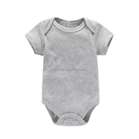 Combinaison en coton pour nouveau-né Yiying, personnalisable, été, manches courtes, body avec boutons-pression pour filles et garçons
