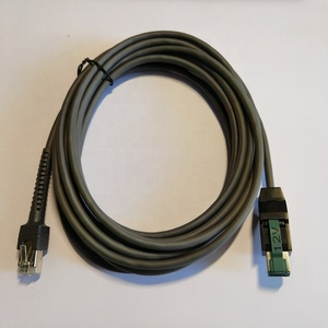 Câble USB 2.0 en cuivre pur 2m/3m 12V alimenté avec blindage tressé pour les scanners Symbol Zebra <span class=keywords><strong>DS4308</strong></span> DS7708 DS9308 DS4608 - Product Image 2