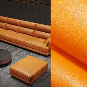 Cuero sintético Litchi BY8028 para tapicería de muebles, cuero sintético para sofá, bolsos, bolsos, monedero, cartera, zapatos, lazos, pendientes, artesanías - Product Image 1