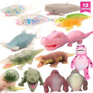 Jouets sensoriels anti-stress à presser pour garçons et filles, en PU écologique, ensemble de jouets Fidget EN71 Popit, jouets sensoriels pour enfants autistes - Product Image 2