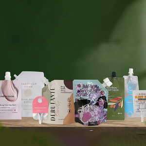 Tùy chỉnh 100ml 200ml 500ml đứng lên spouted nước trái cây Pouch nhựa uống túi với vòi sinh thái thân thiện - Product Image 4