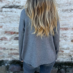 Black Knitted Pullover Sweater <strong>Turtle</strong> High <strong>Neck</strong> Loose Casual Winter Autumn <strong>Ladies</strong> Long Sleeve Buttons Knit <strong>Jumper</strong> Tops for Women - Product Image 6