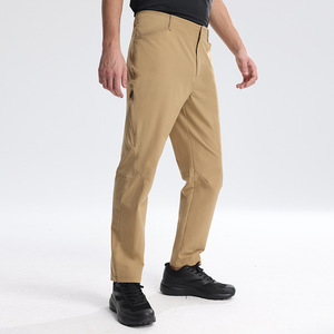 <span class=keywords><strong>Pantalones</strong></span> de Golf Ajustados para Hombre, de Nailon y Elastano, Frente Plano, <span class=keywords><strong>Sin</strong></span> <span class=keywords><strong>Plancha</strong></span>, Elásticos, de Secado Rápido, Casuales de Negocios para el Trabajo - Product Image 3