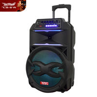 Multimedia pengeras suara USB portabel, model pribadi tribit troli PA bufer gitar tunggal 15 inci BT penguat aktif LED audio