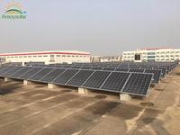 Système de montage de panneaux solaires à toit plat Amoysolar avec support en Z, système de trépied fixe PV avec garantie de 12 ans