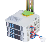Pengontrol Suhu Pemasangan Rel dengan Desain Khusus Seri DIN ST Saluran Tunggal Termometer Digital Multistage Output Ganda