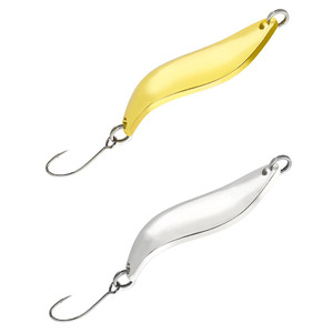 Señuelo de pesca Spoon Lure de 5g con anzuelo único, cebo metálico para pesca de lubina, cebo artificial de lanzamiento largo, paquete de 2 - Product Image 5