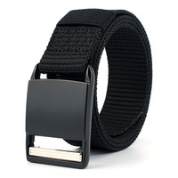Nouvelle ceinture en toile de nylon pour homme, ceinture de sport, ceinture de loisirs, ceinture tactique en tissu anti-allergique