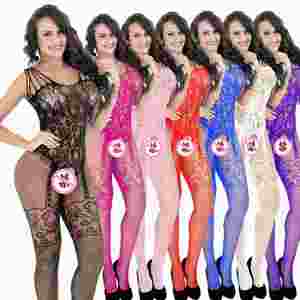 Lingerie sexy européenne et américaine, combinaison pour femmes avec bas ouverts et pyjama, sous-vêtements sexy pour femmes - Product Image 1