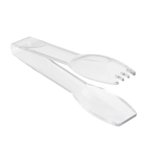 Queenwins Pinces <span class=keywords><strong>de</strong></span> service antidérapantes en <span class=keywords><strong>plastique</strong></span> transparent pour glace, salades, fruits, pain et gâteaux - Product Image 3