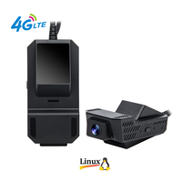 DVR para coche 4G LTE con seguimiento GPS y cámaras de doble canal, con tarjeta SIM incluida