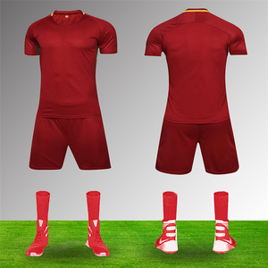 Top quality 100% polyester wholesale customized soccer jersey with team logo - Product Image 1