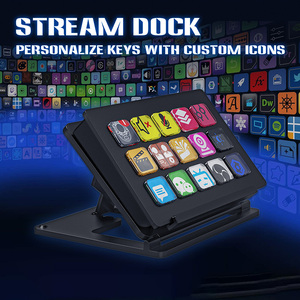 Clavier de jeu LCD Stream Deck 15 touches <span class=keywords><strong>pour</strong></span> un contrôle ultime, passage de scène en un clic, lancement de médias, partagez vos réalisations, compatible OEM - Product Image 2