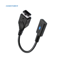 Adaptateur de chargeur pour GBA SP, pour GBASP NDS vers USB Type C, câble de charge rapide 10cm