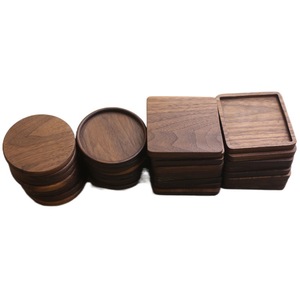 Reposacucharas de madera de nogal negro, madera maciza redonda con asa para uso en la cocina - Product Image 5