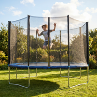 Filet de sécurité de remplacement pour trampoline, filet extérieur en maille PE, 6FT 8FT 10FT 12FT 14FT 16FT