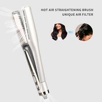Alat Penata Rambut Ringan 2 in 1 dari Supplier Pribadi, Penghalus Rambut dengan Udara Panas dan Pengatur Suhu