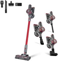 Brosse à plancher motorisée électrique avec aspirateur à embout plat 21 en 1