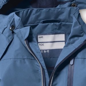 Windproof không thấm nước in Boys' Snowsuit với dải phản quang cho mùa đông thể thao an toàn - Product Image 5