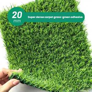 Tapis d'aménagement paysager de haute qualité herbe 10mm 20mm 30mm tapis de Drainase Fitness gazon artificiel sans remplissage - Product Image 4