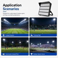 Iluminación LED para Campos de Fútbol de 250W-2000W, Iluminación para Estadios Deportivos al Aire Libre