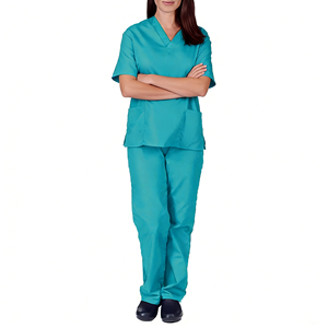 Offre Spéciale : Ensemble de Blouse et Pantalon Unisexe Extensible Quadridirectionnel Anti-Plis, Anti-Taches, Personnalisable avec Logo pour Hôpitaux et Cliniques Vétérinaires - Product Image 5