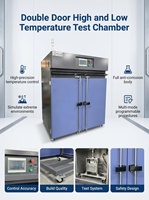 Chambre Thermique Électronique Programmable de Laboratoire 225L à Haute Température et Humidité, Protection IP65, Haute Précision