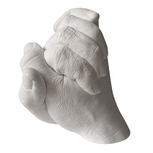 Kit de moulage 3d bricolage bébé Kit de moulage à la <span class=keywords><strong>main</strong></span> poudre d'alginate moule de plâtre - Product Image 2