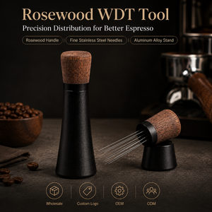 Herramienta WDT para Espresso BANLEE de 8 Agujas, Distribuidor de <span class=keywords><strong>Café</strong></span> con Cubierta de Madera Sólida y Agujas de Acero Inoxidable para Distribución - Product Image 1