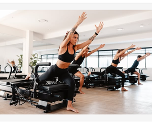 Máquina de <span class=keywords><strong>Pilates</strong></span> <span class=keywords><strong>Reformer</strong></span> Xformer para Uso Comercial, con Base de Aluminio y Núcleo de Equilibrio, <span class=keywords><strong>Mini</strong></span> <span class=keywords><strong>Reformer</strong></span> para Entrenamiento - Product Image 4
