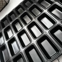 Vente chaude, moule à pâtisserie rectangulaire en métal, moule à financiers, moule à gâteau personnalisé, antiadhésif, pour la pâtisserie à domicile