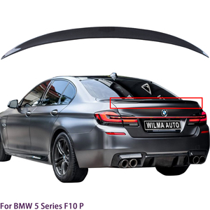 Alerón Trasero de Fibra de Carbono Estilo P para BMW Serie 5 F18/F10 M5 Sedán, 2009-2016 - Product Image 1