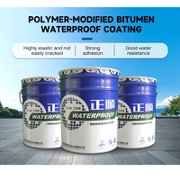 Revêtement Liquide d'Étanchéité en Bitume Modifié aux Polymères, Matériau en Rouleau, Peinture Durable pour Murs et Sous-sols