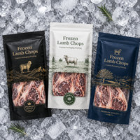 Sacs de conservation alimentaire scellés sur trois côtés pour viande congelée, multi-styles, pour agneau, porc, steak