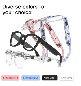 Lunettes intelligentes IA pour femmes avec caméra HD intégrée, enregistrement photo et vidéo, traduction vocale, appels sans fil AIMB-G6, lunettes connectées portables - Product Image 4