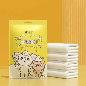 Vệ Sinh Bảo Vệ Công Cộng Phòng Tắm Fluffy Mềm Khăn Tắm Dùng Một Lần Chất Lượng Cao Bán Buôn Xách Tay Khách Sạn Cơ Thể Khăn Tắm