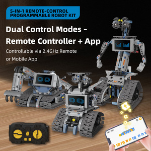 Kaiyu K96170 Robot Interstellare 5 in 1 con Luci LED a Cambio Espressione, Giocattoli STEM per Bambini, Set di Blocchi da Costruzione Programmabili Fai-da-Te - Product Image 4