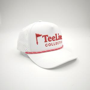 Custom Dobby Dot Baseball <b>Cap</b> 5 Panel 3D Embroidered Adjustable Sports Snapback Hat for Unisex - Product Image 2